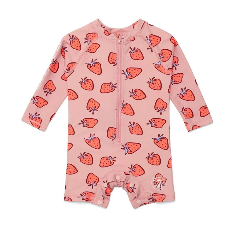 Crywolf Rash Suit Strawberry Splash