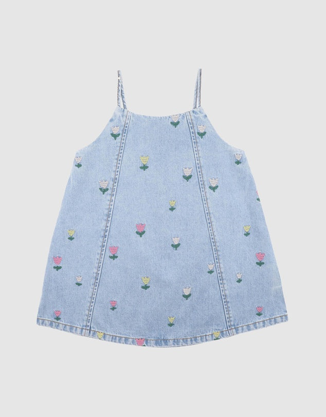 Fox & Finch Sundae Denim Tulip Dress
