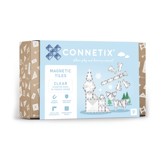 Connetix - Clear Starter Pack - 34 pc