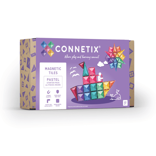 Connetix - Pastel Starter Pack - 64 pc