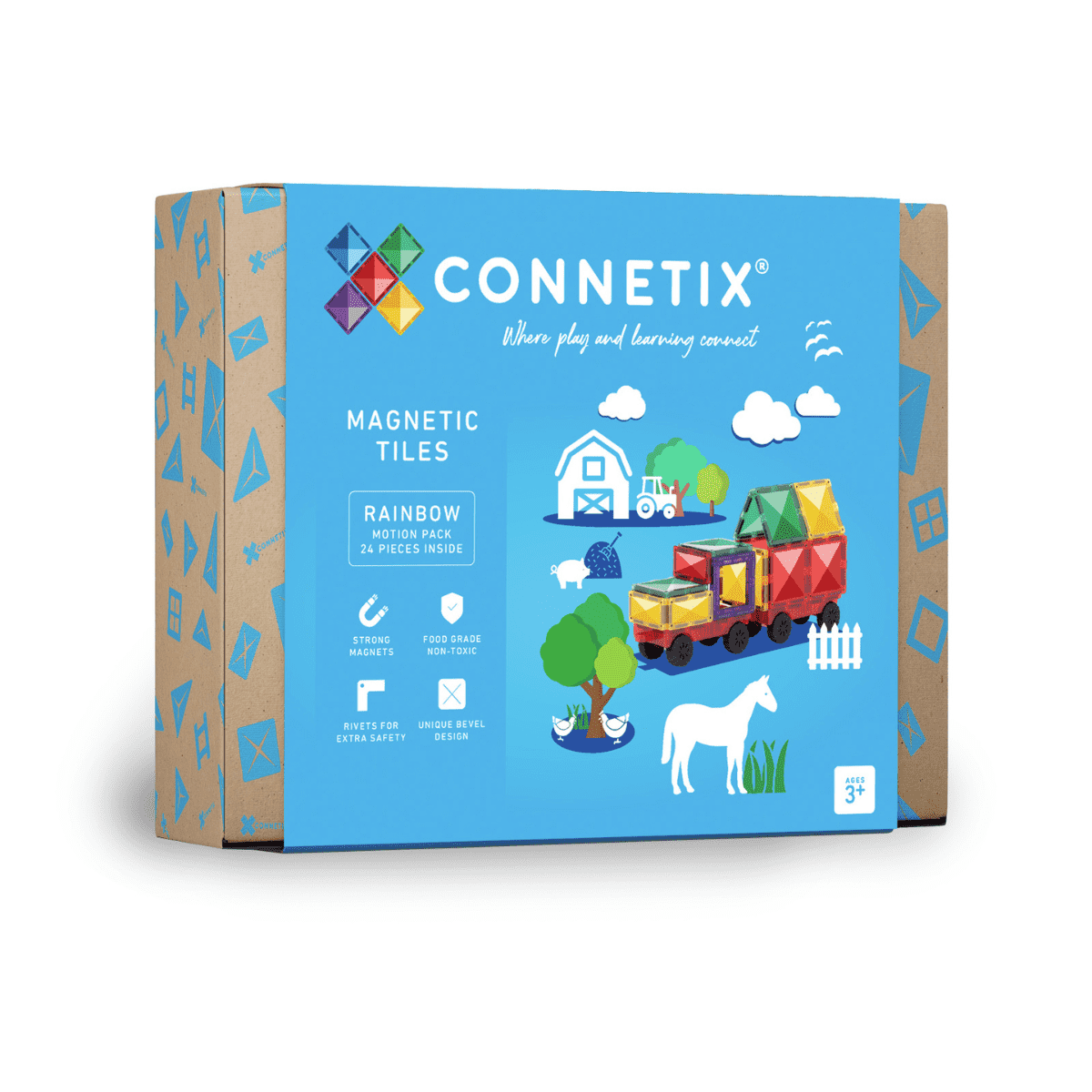 Connetix - Rainbow Motion Pack - 24 pc