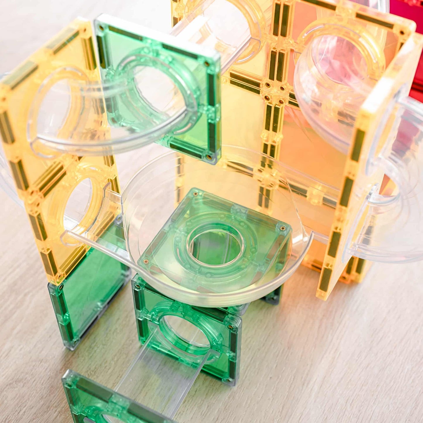 Connetix - Rainbow Ball Run Expansion Pack - 66 pc