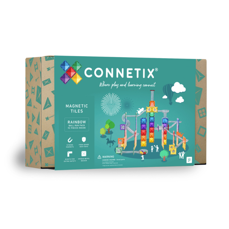 Connetix - Rainbow Ball Run Pack - 92 pc