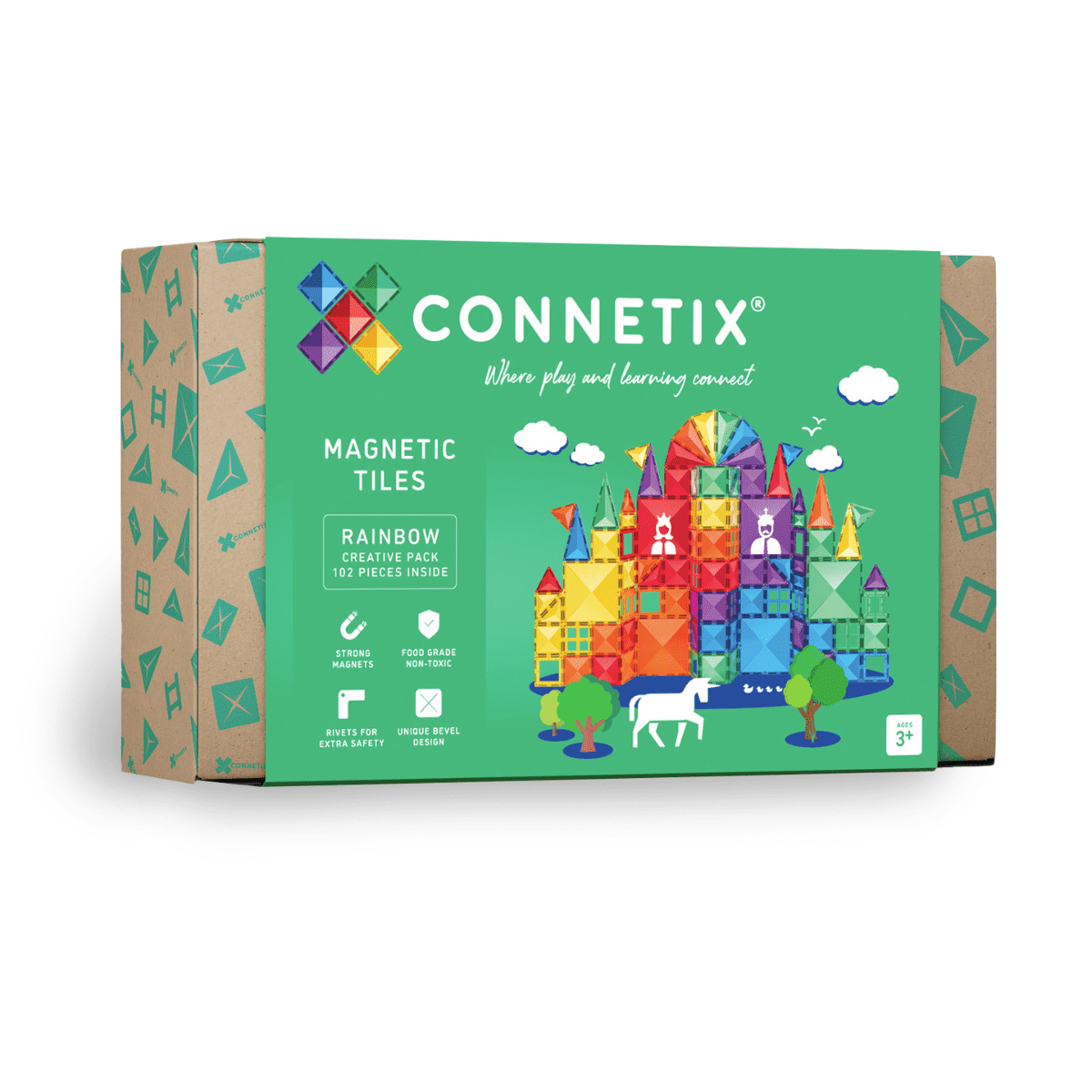 Connetix - Rainbow Creative Pack - 102 pc