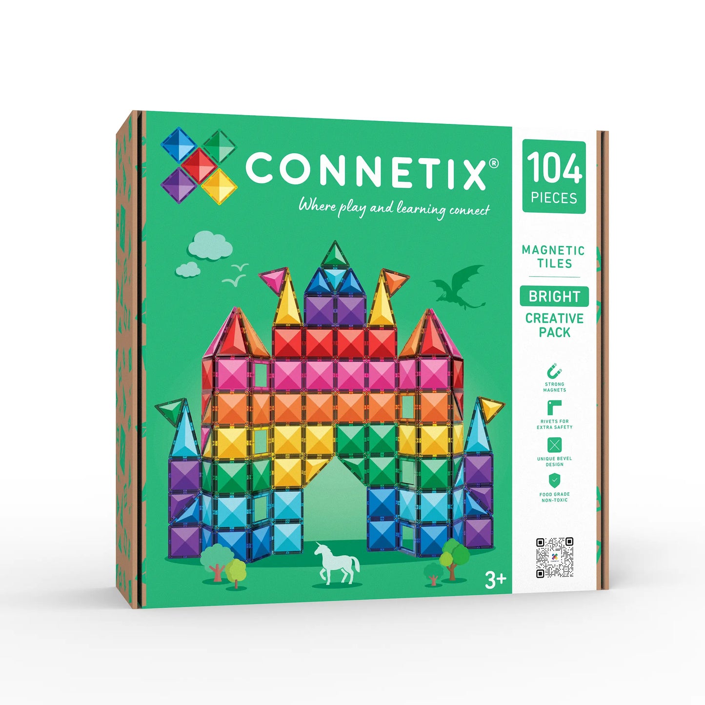 Connetix - Bright Creative Pack - 104 pc