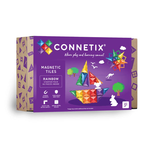 Connetix - Rainbow Starter Pack - 60 pc