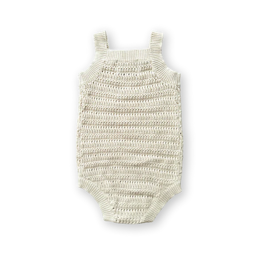 Grown - Knitted Organic Singletsuit Dune