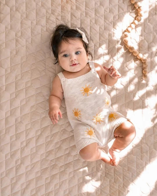 Bebe Scout Knitted Sun Overalls