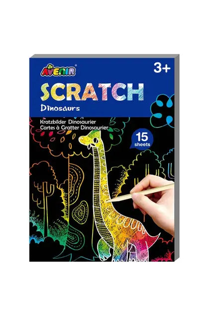 Small Scratch Book Dinosaurs