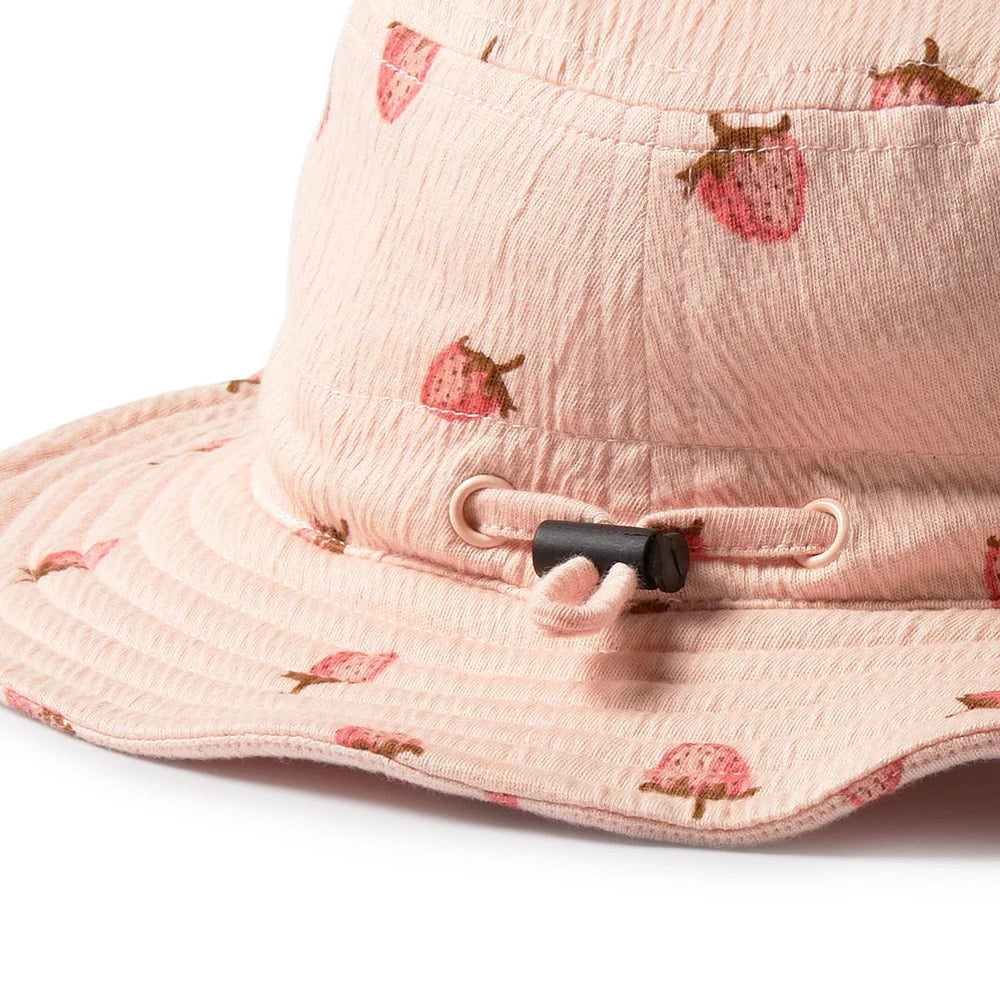 Wilson & Frenchy Organic Sun Hat - Strawberry Kisses