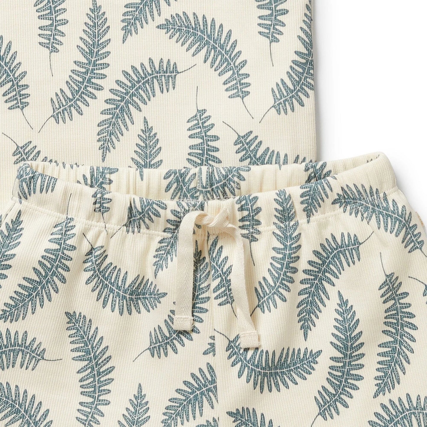 Wilson & Frenchy Organic S/S Pyjamas - Little Fronds
