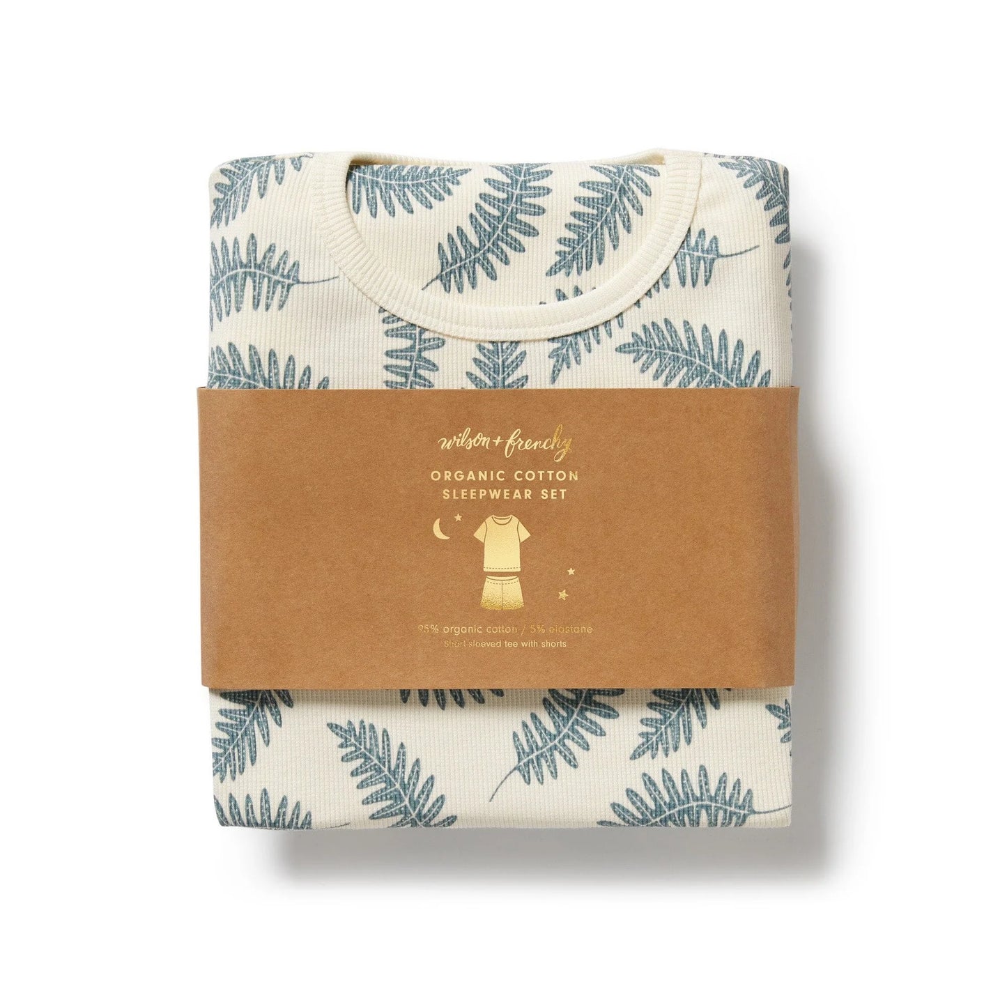 Wilson & Frenchy Organic S/S Pyjamas - Little Fronds