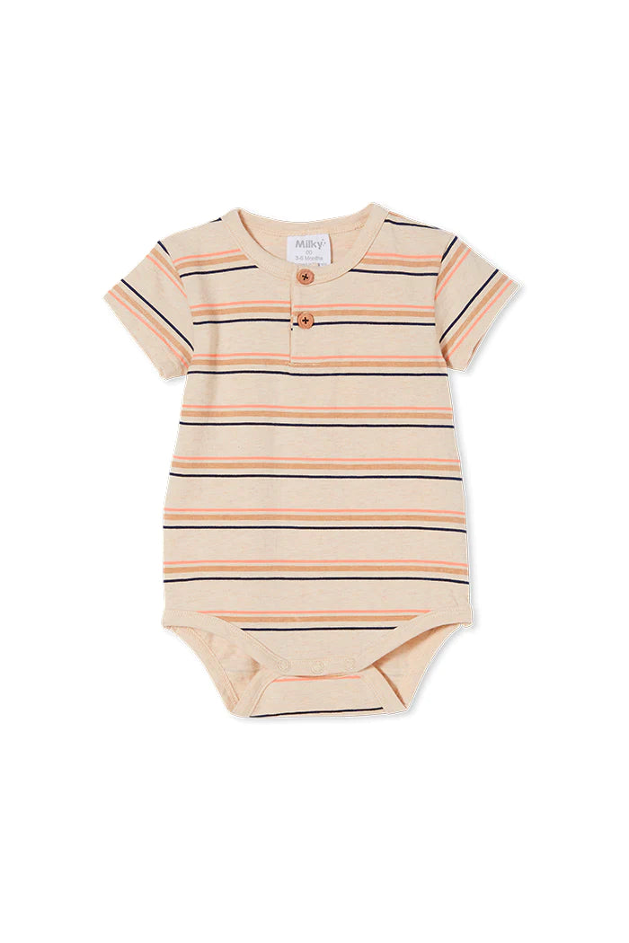 Milky Natural Stripe Bubbysuit