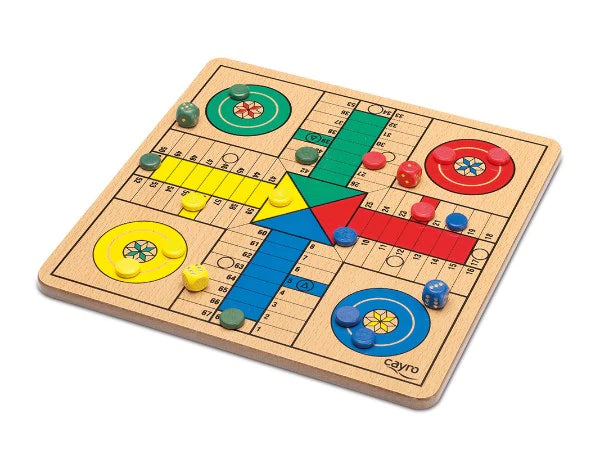 Cayro Games Parcheesi (Ludo) and Goose - Metal Box