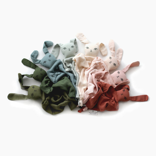 Burrow & Be Muslin Bunny Comforter (New Colours)