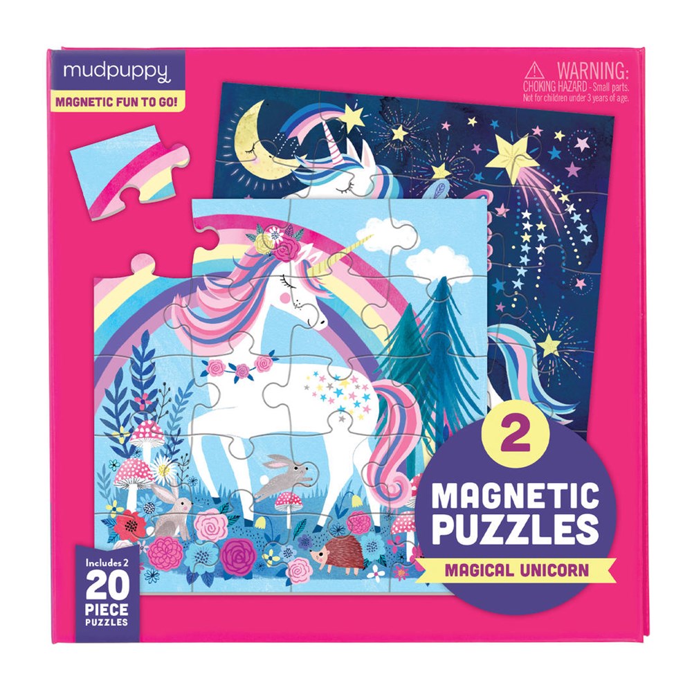 Mudpuppy Magnetic Puzzle- Unicorn