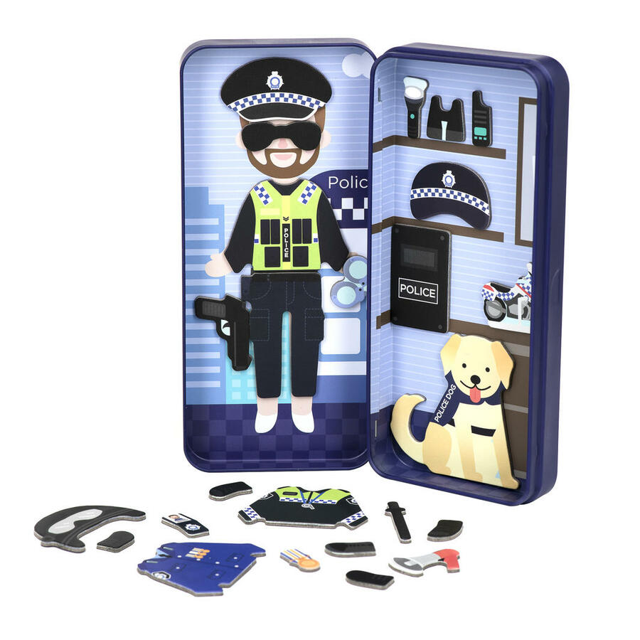 Magnetic Puzzle Box ~ Police Officer