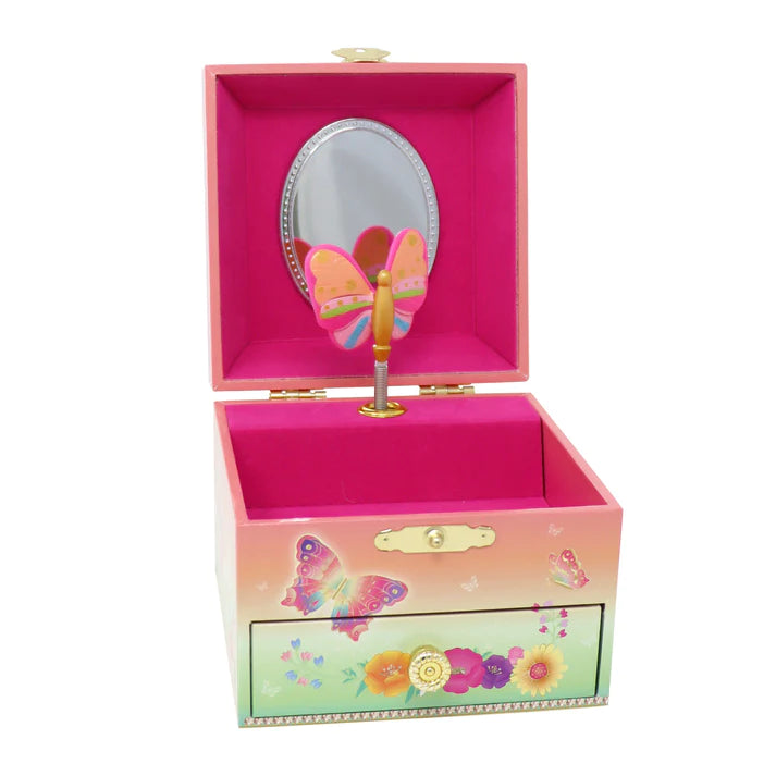 Hape - Rainbow Butterfly Small Musical Jewellery Box