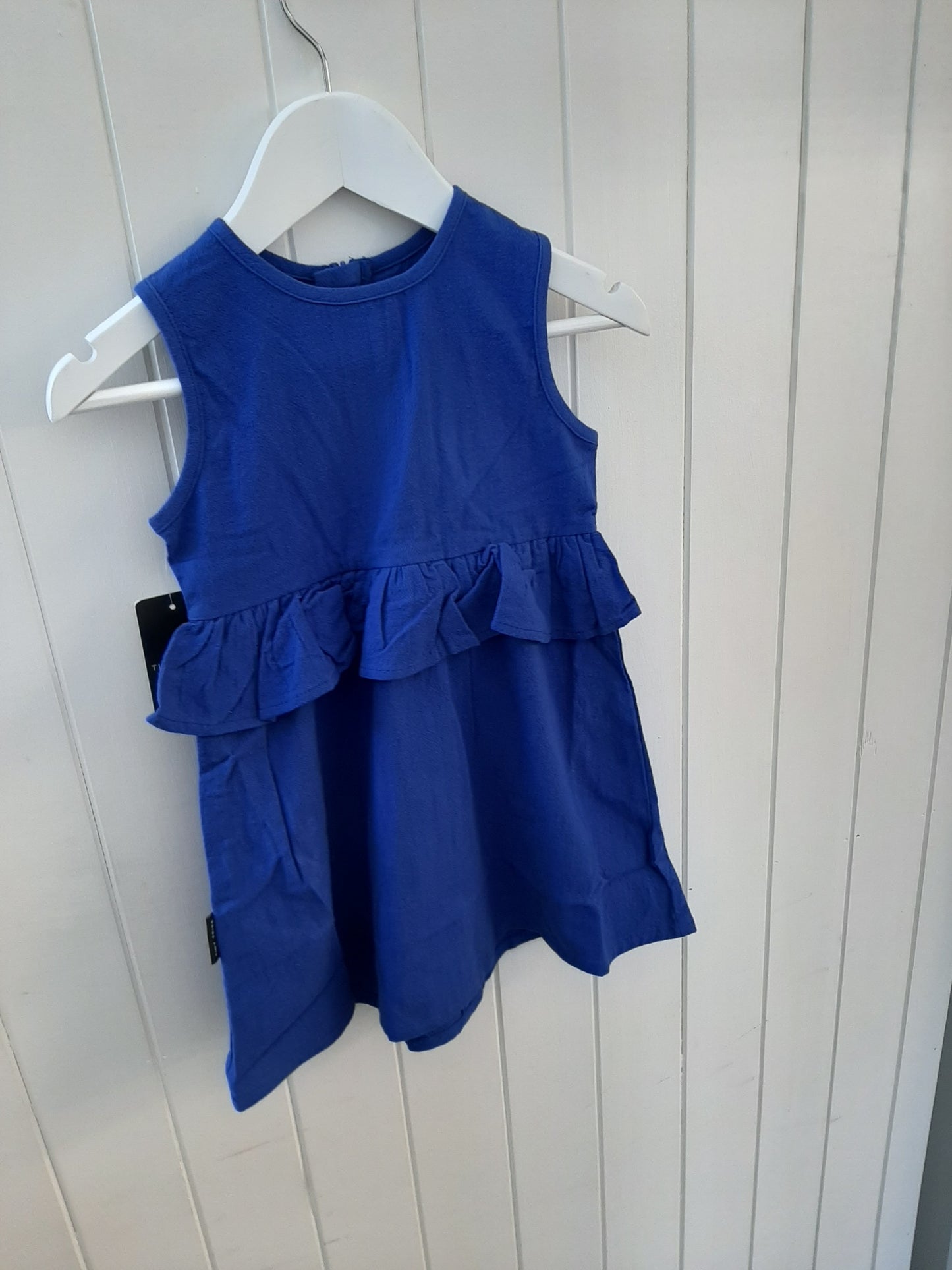 Tiny Tribe Blue Peplum Dress