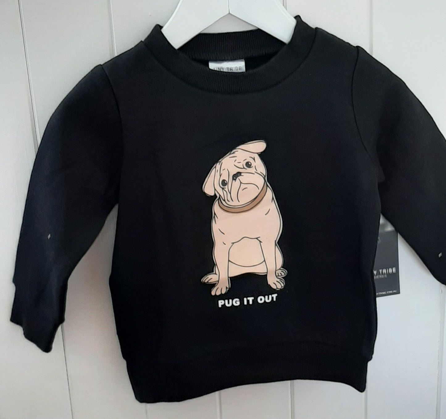 Tiny Tribe Pug it Out Sweat Top