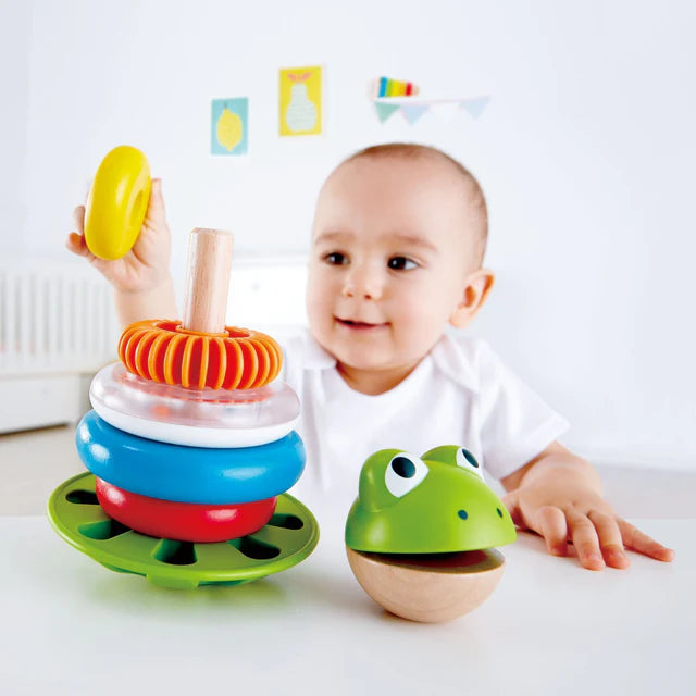 Hape - Mr. Frog Stacking Rings