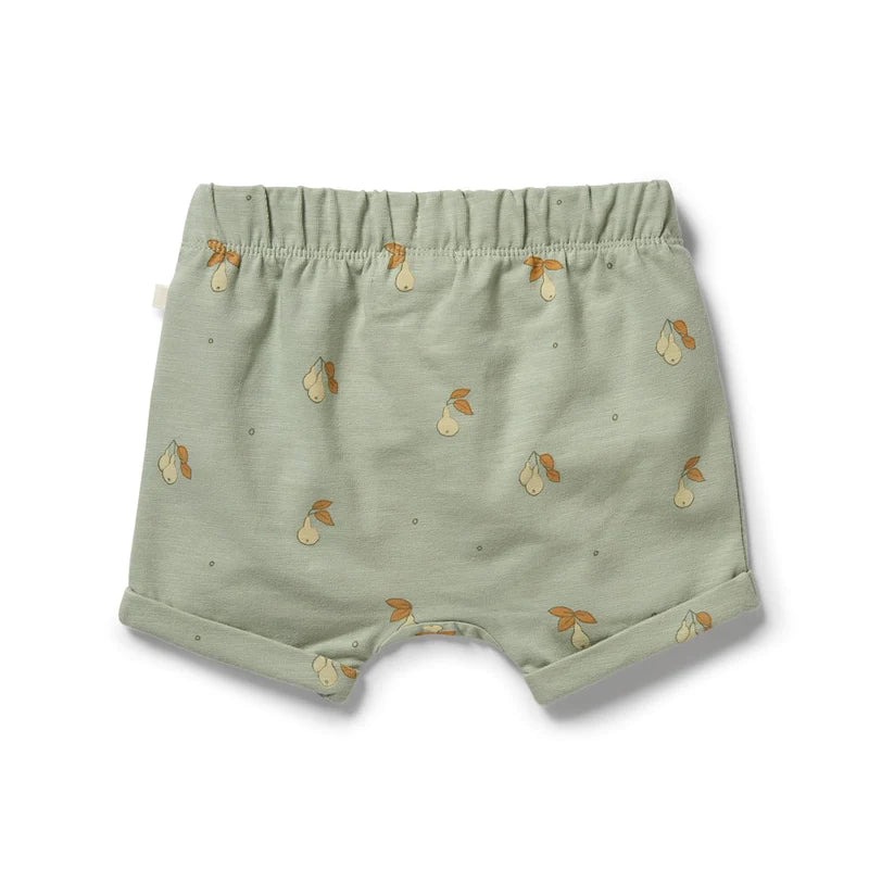 Wilson & Frenchy Organic Tie Front Short - Perfect Pears