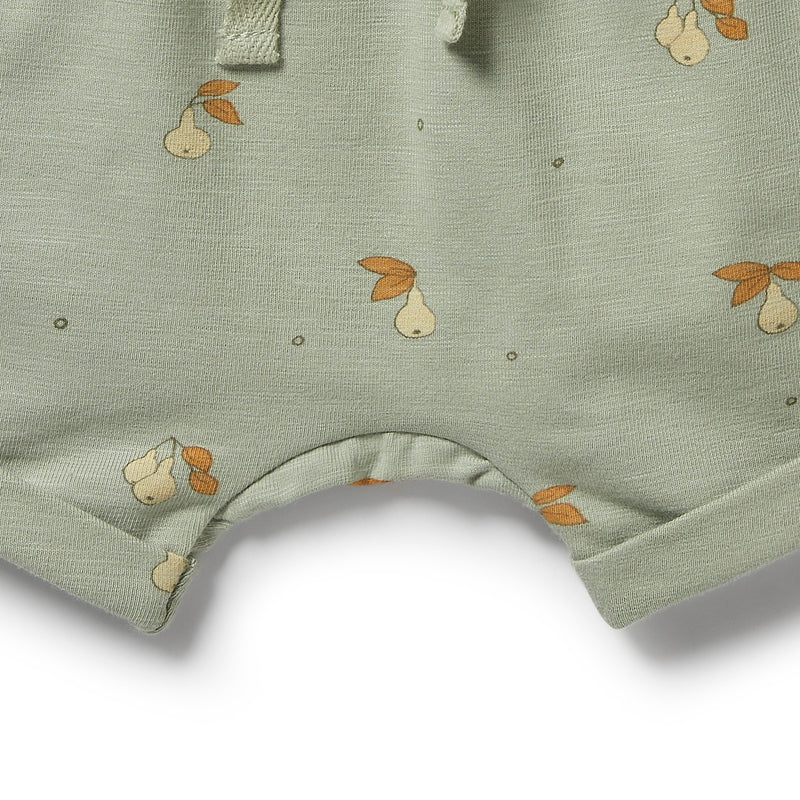 Wilson & Frenchy Organic Tie Front Short - Perfect Pears
