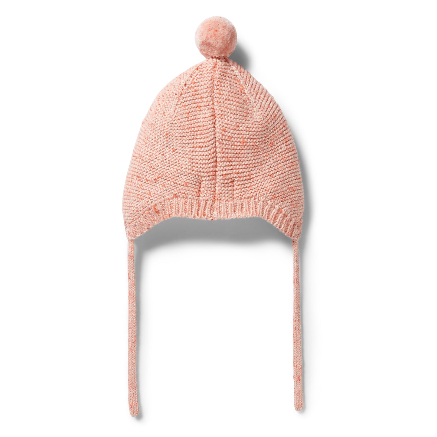 Wilson & Frenchy Knitted Cable Bonnet - Silver Peony Fleck