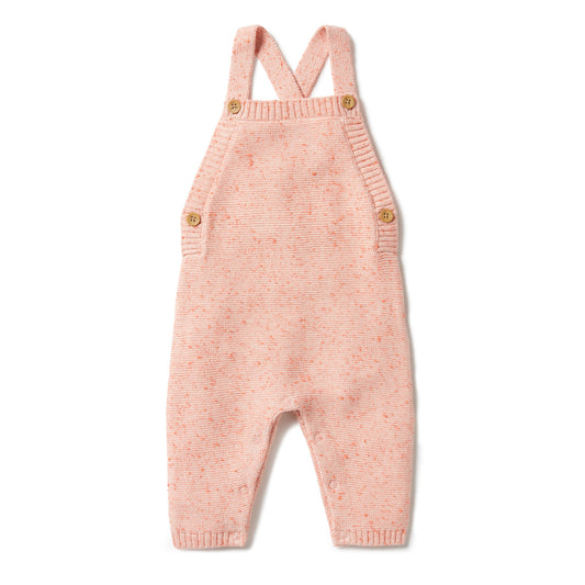 Wilson & Frenchy Knitted Overall - Silver Peony Fleck