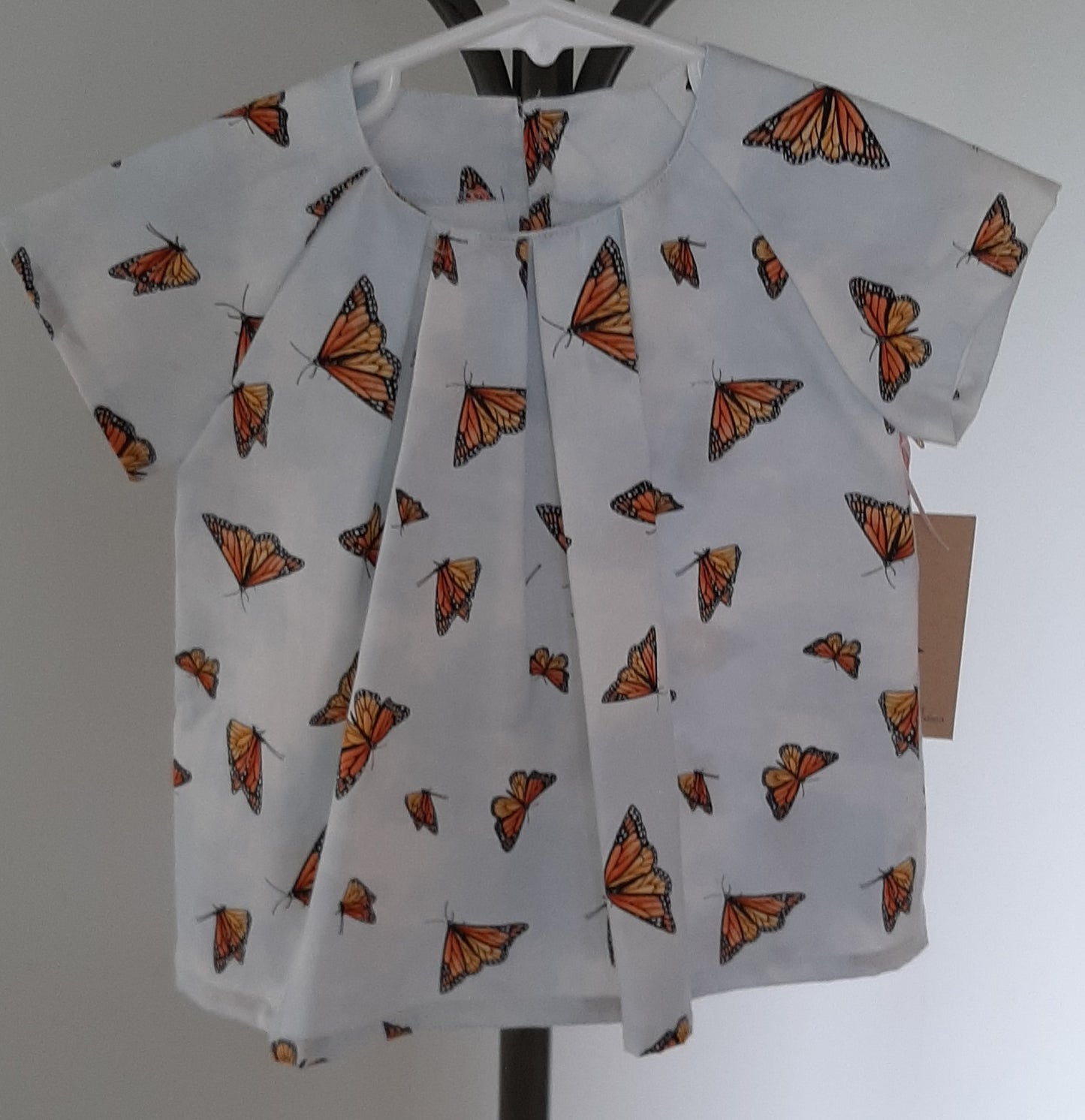 Blue Goose Butterfly Top