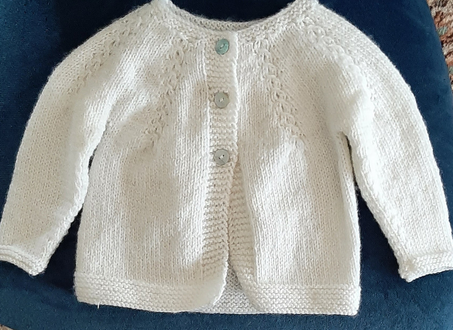 Blue Goose Handknitted Cardy - Riva