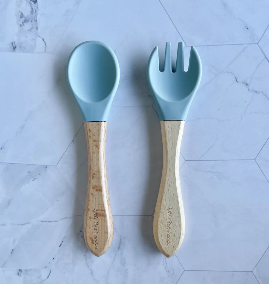 Silicone Suction Bowl & Cutlery Set